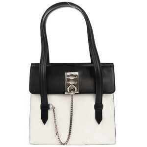 Celine White Leather Handbag